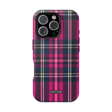 Hot Pink and Navy Plaid Case