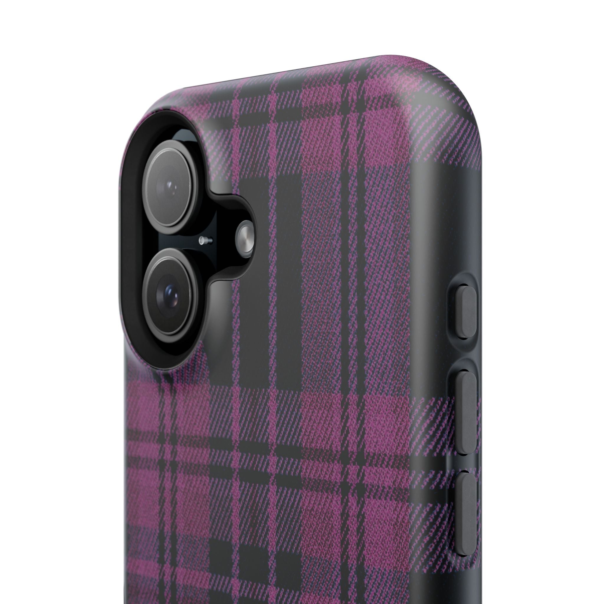 Black and Pink Plaid Case