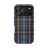 Blue and Pink Plaid Case