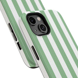 Green Beach Stripe Case