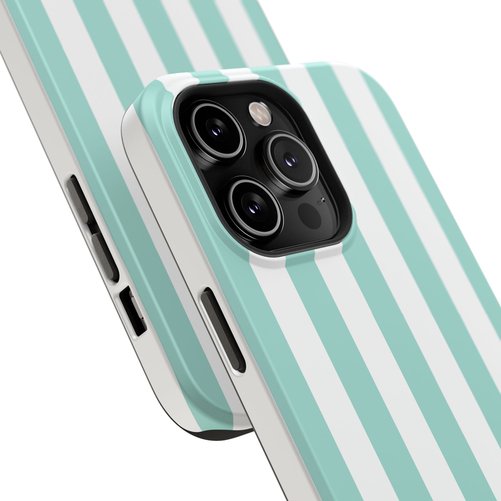 Teal Beach Stripe Case