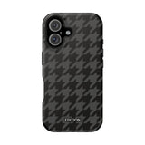 Grey Houndstooth Case