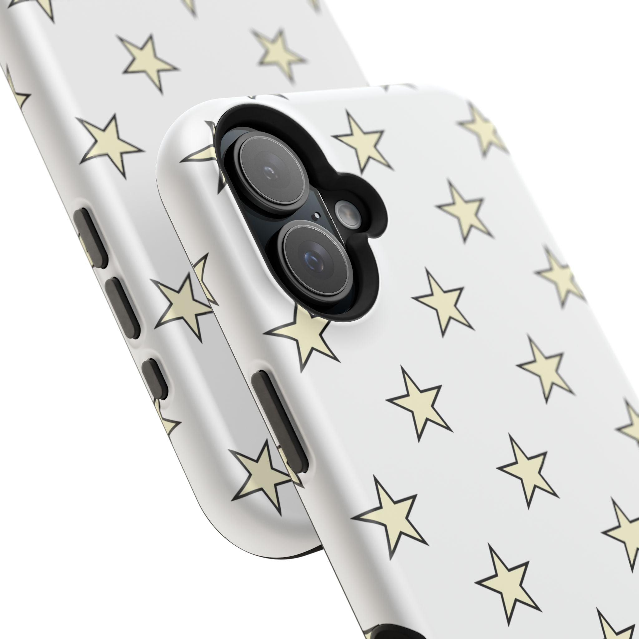 Yellow and White Star Case