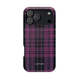 Black and Pink Plaid Case