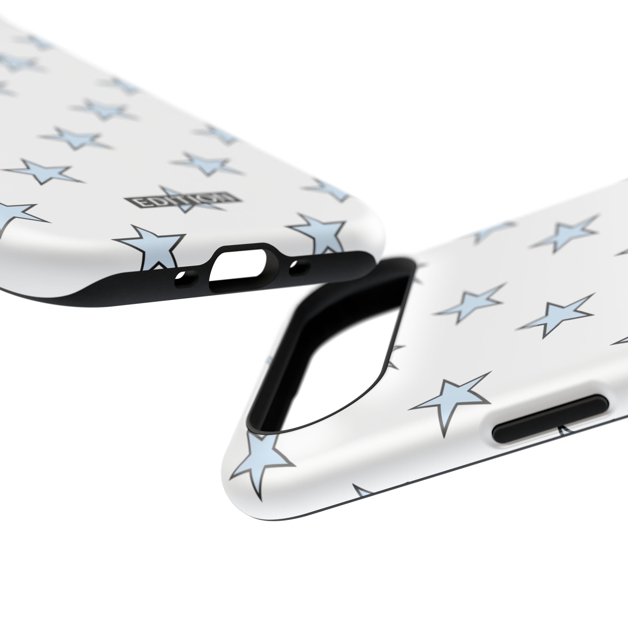 Blue and White Star Case