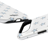 Blue and White Star Case