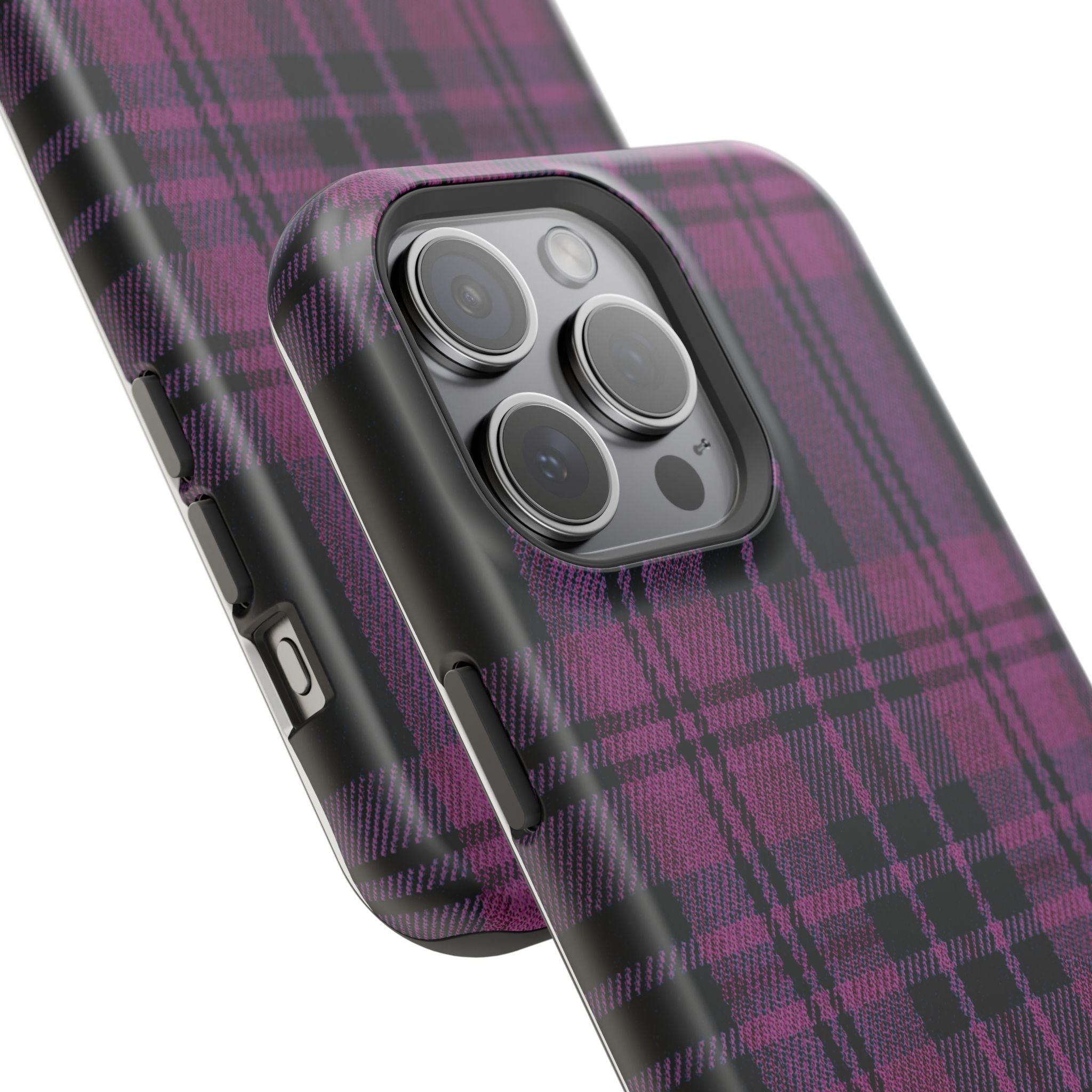 Black and Pink Plaid Case