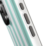 Teal Beach Stripe Case