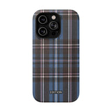 Blue and Pink Plaid Case