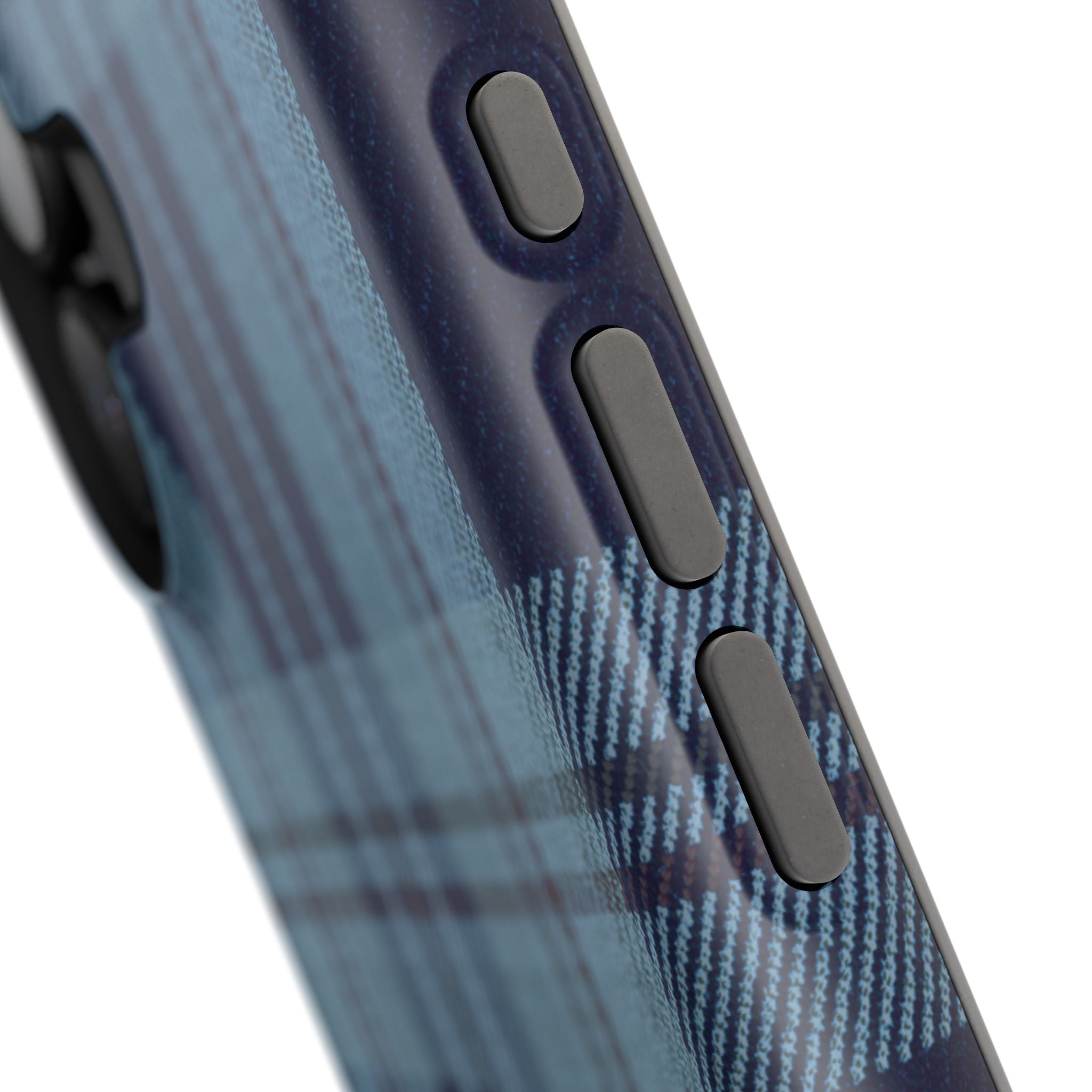 Navy Plaid Case