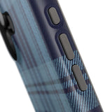 Navy Plaid Case