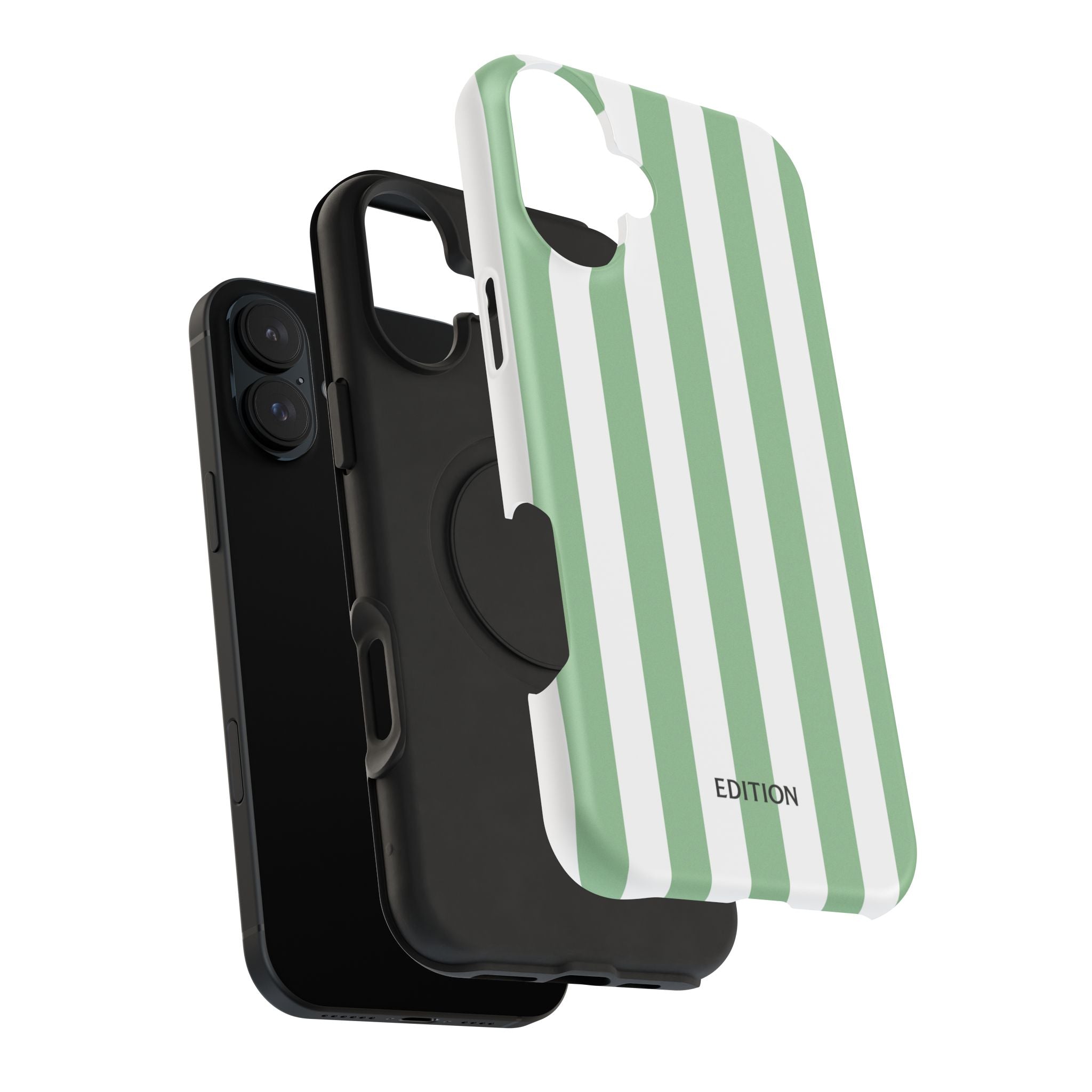 Green Beach Stripe Case