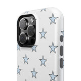 Blue and White Star Case
