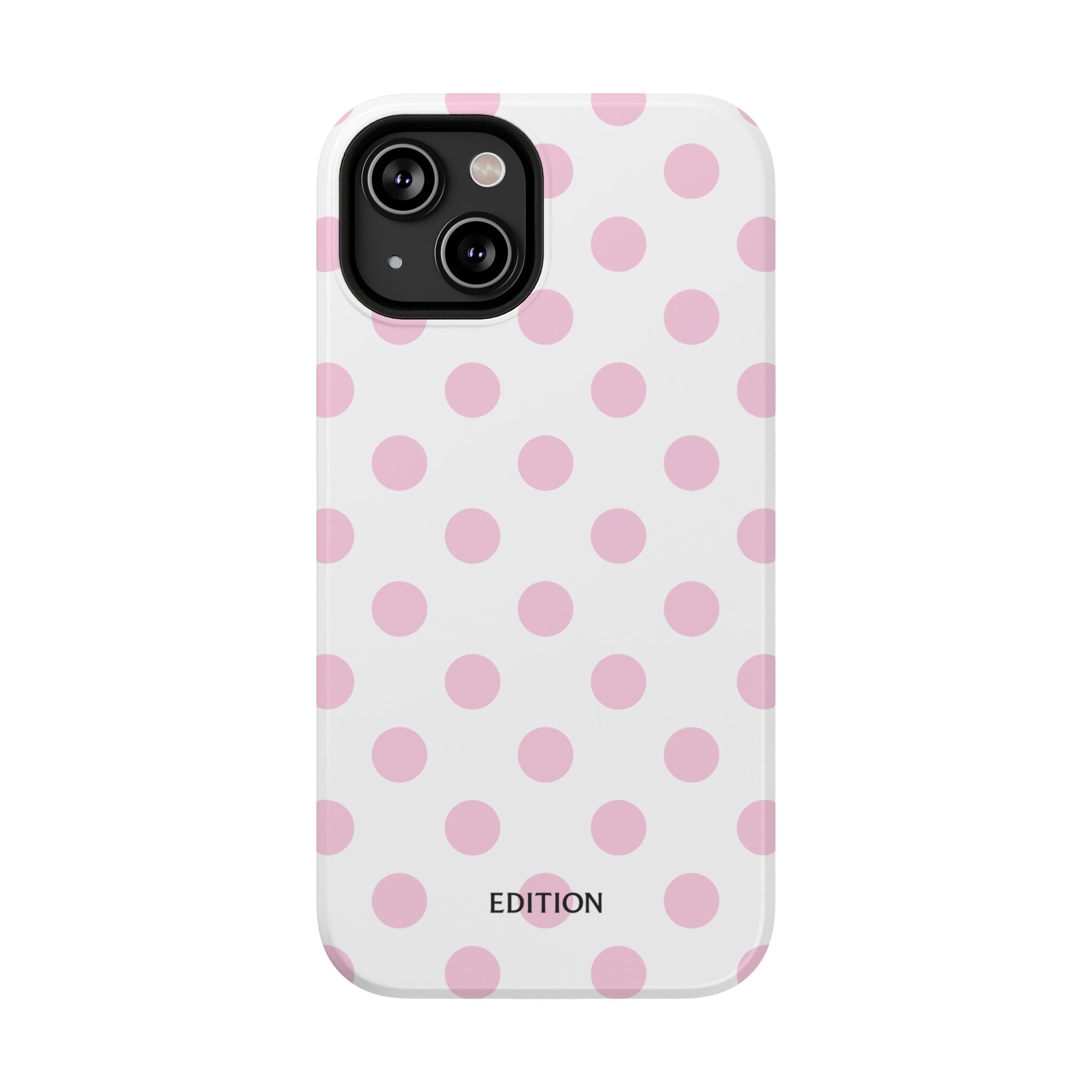 Pink and White Polka Dot Case