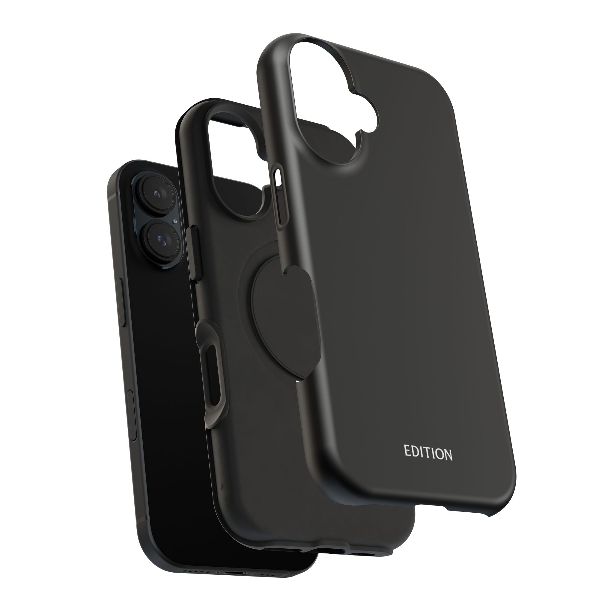 Plain Black Solid Case