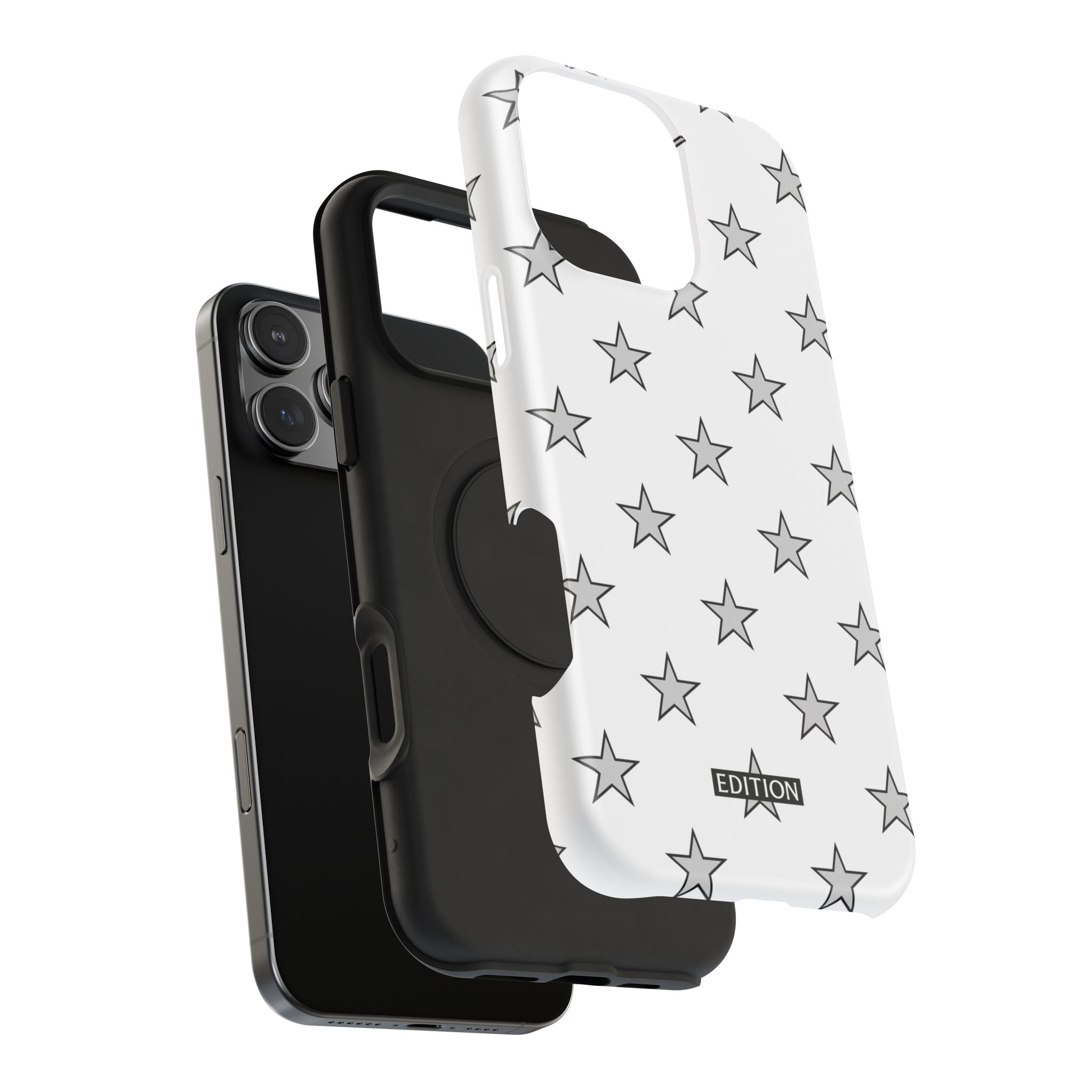 Grey and White Star Case
