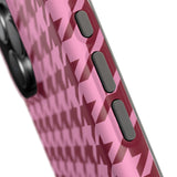 Raspberry Sorbet Houndstooth Case