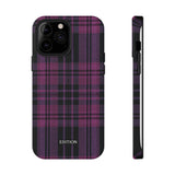 Black and Pink Plaid Case