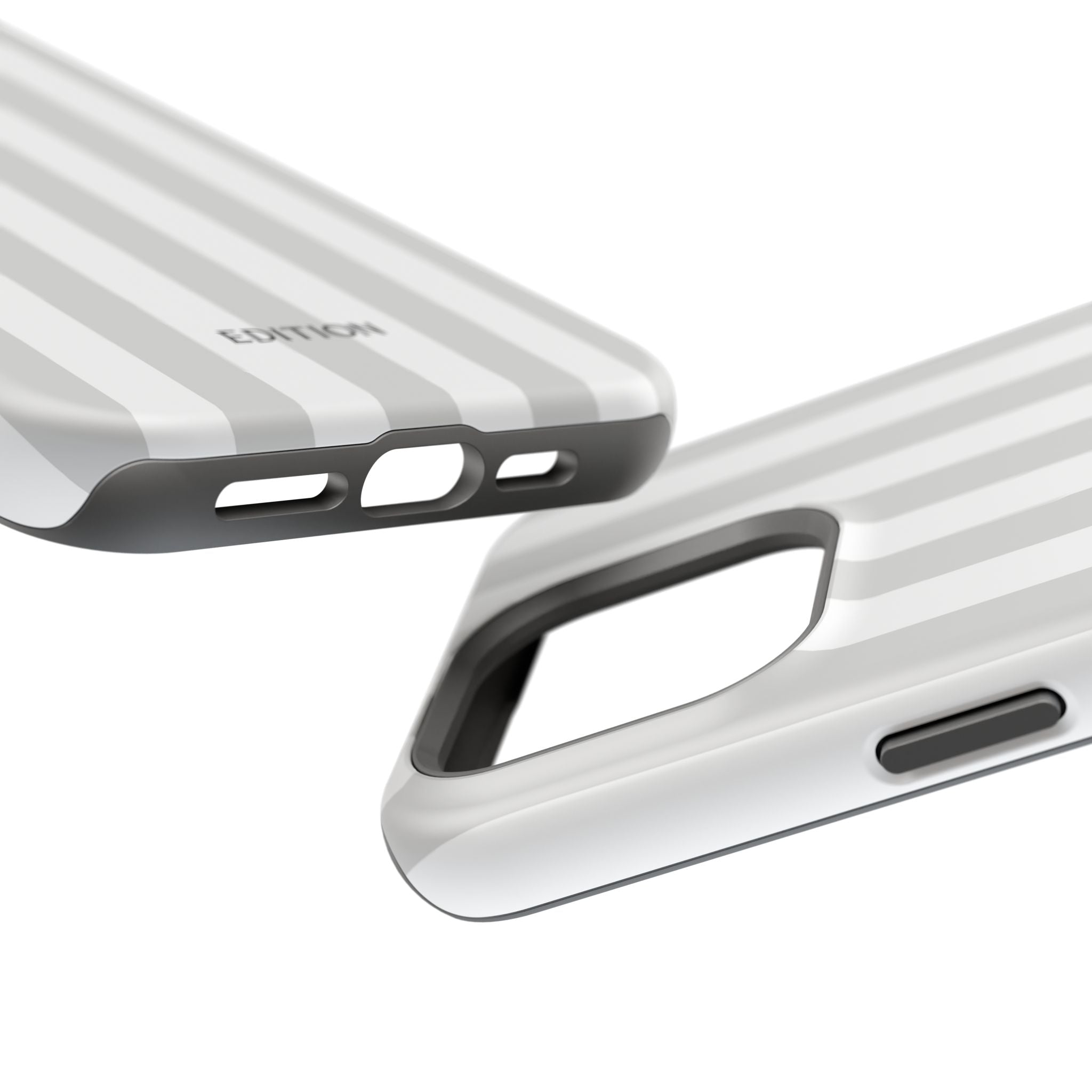 Grey Beach Stripe Case
