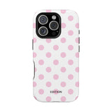 Pink and White Polka Dot Case