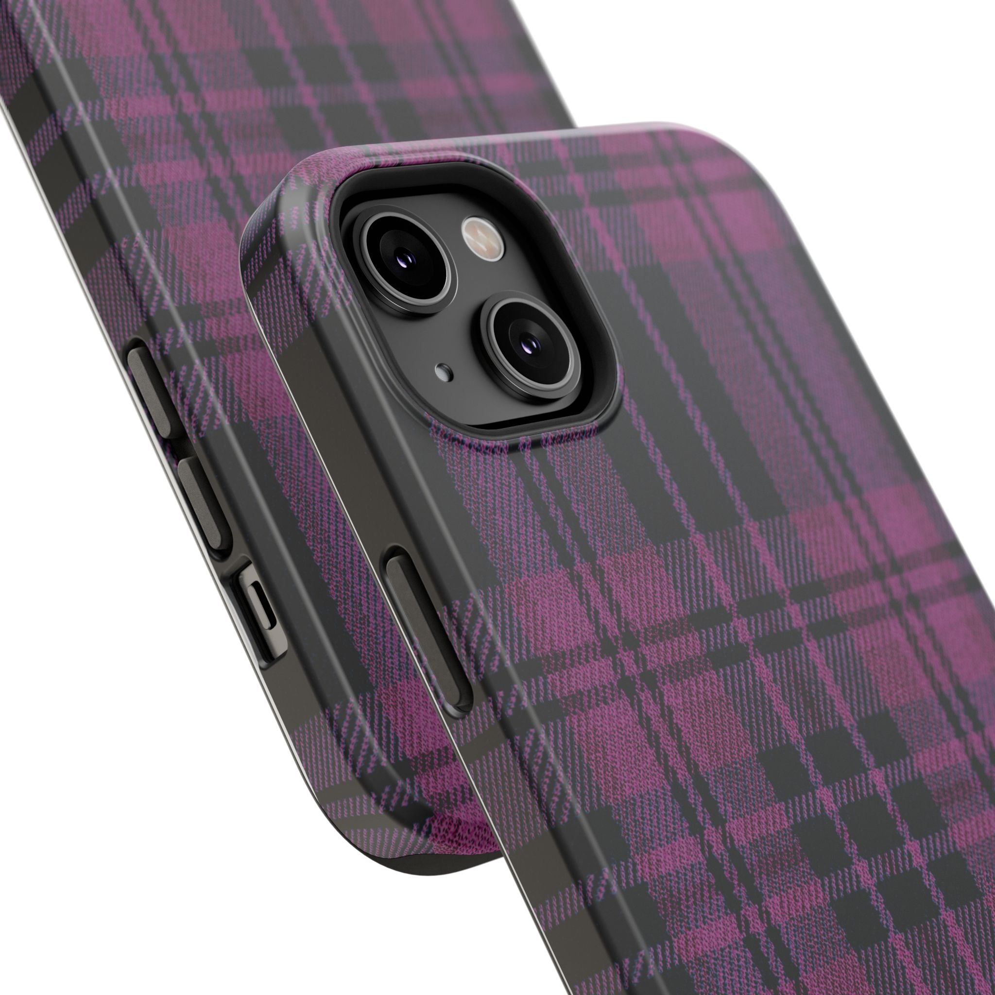 Black and Pink Plaid Case