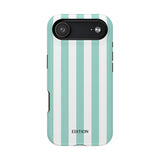 Teal Beach Stripe Case