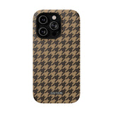 Chocolate Chip Cookie Houndstooth Case
