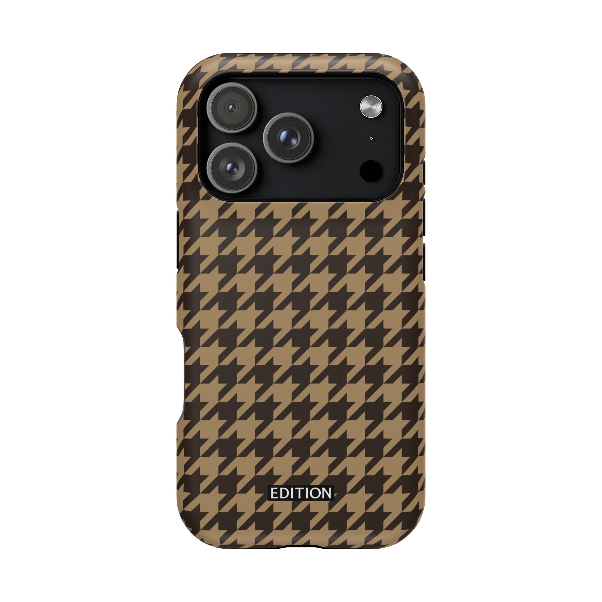 Chocolate Chip Cookie Houndstooth Case