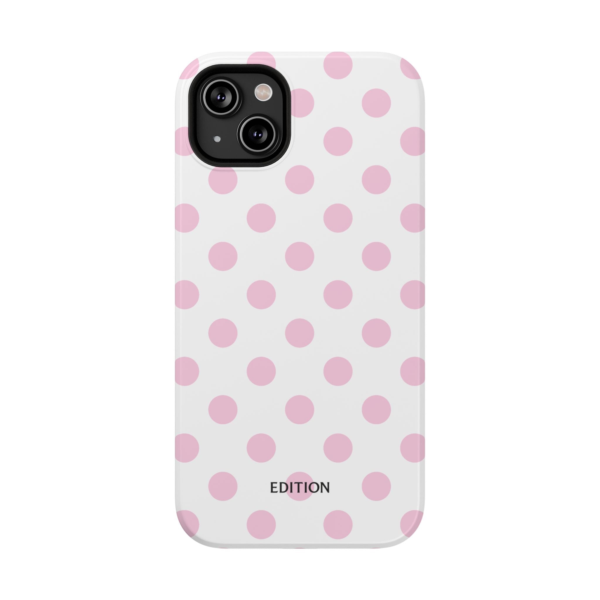 Pink and White Polka Dot Case