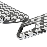 Black and White Houndstooth Case