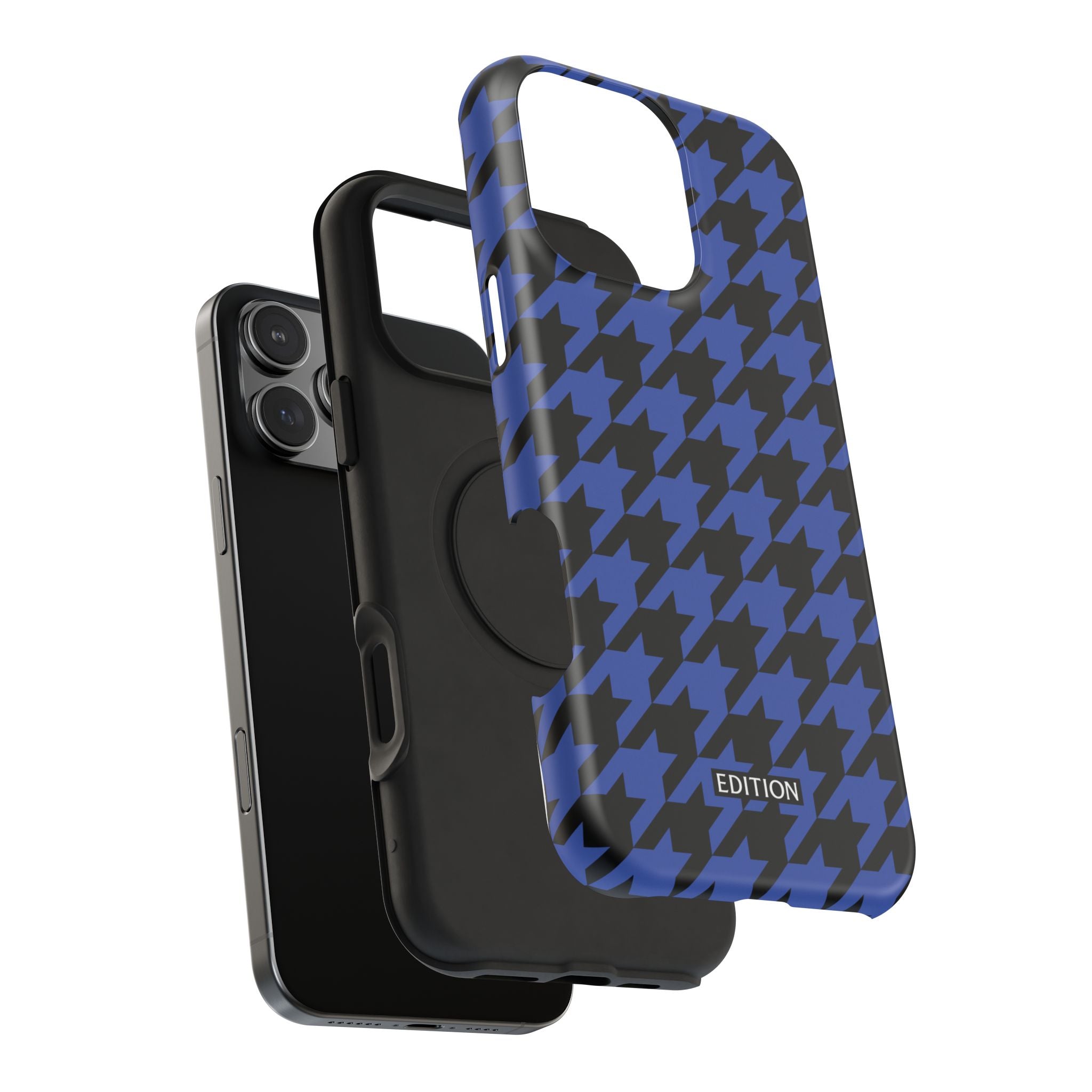 Blue Houndstooth Case