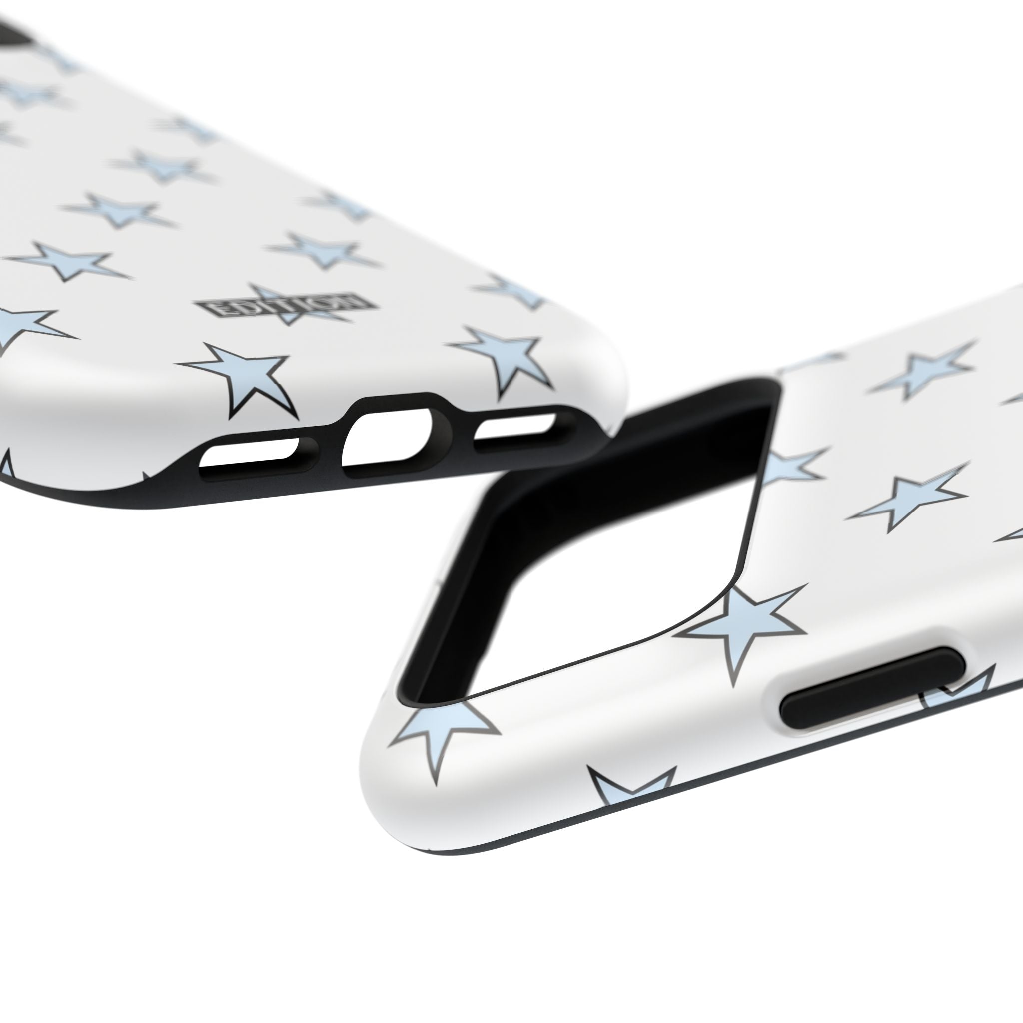Blue and White Star Case