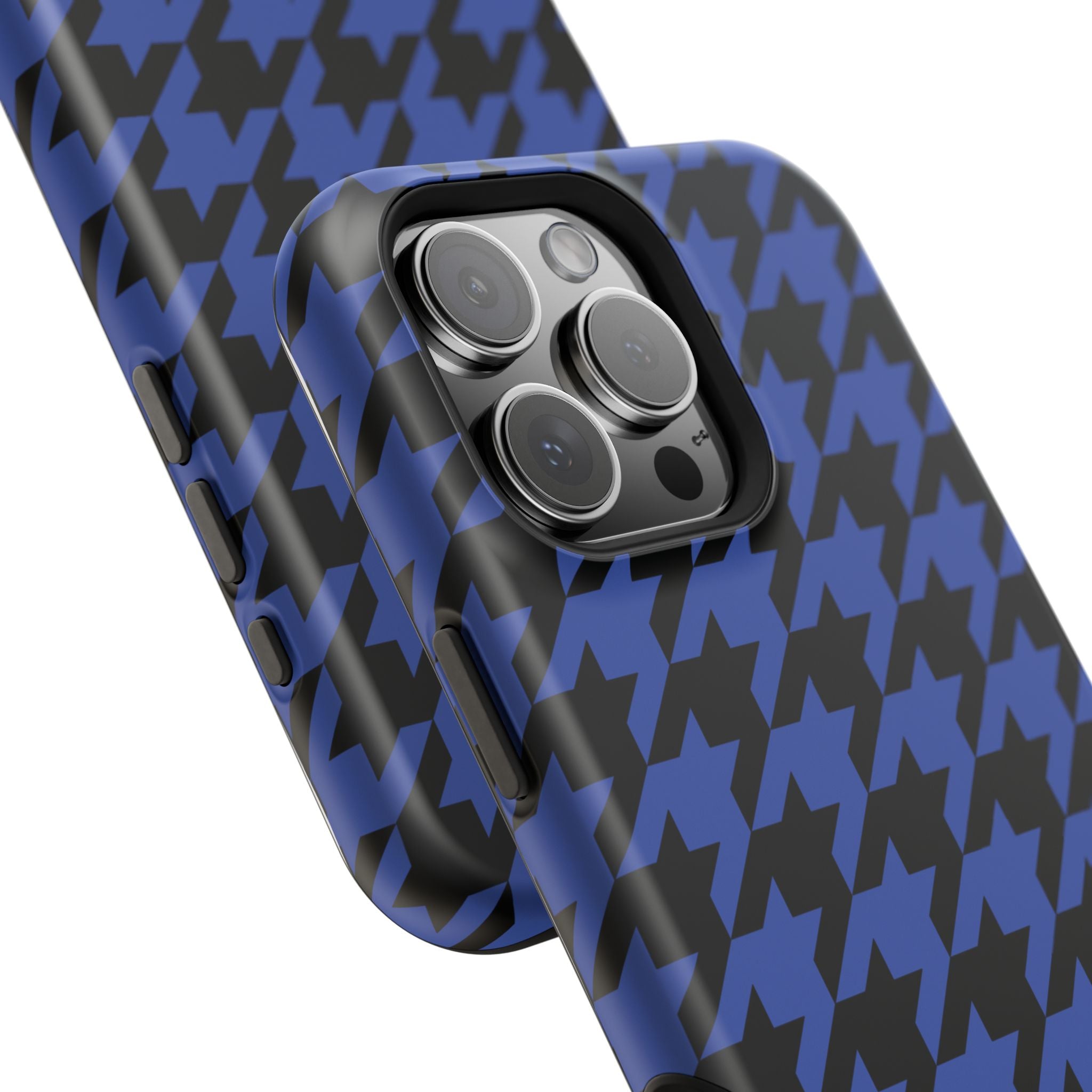 Blue Houndstooth Case