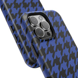 Blue Houndstooth Case