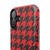 Red Houndstooth Case