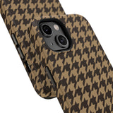 Chocolate Chip Cookie Houndstooth Case