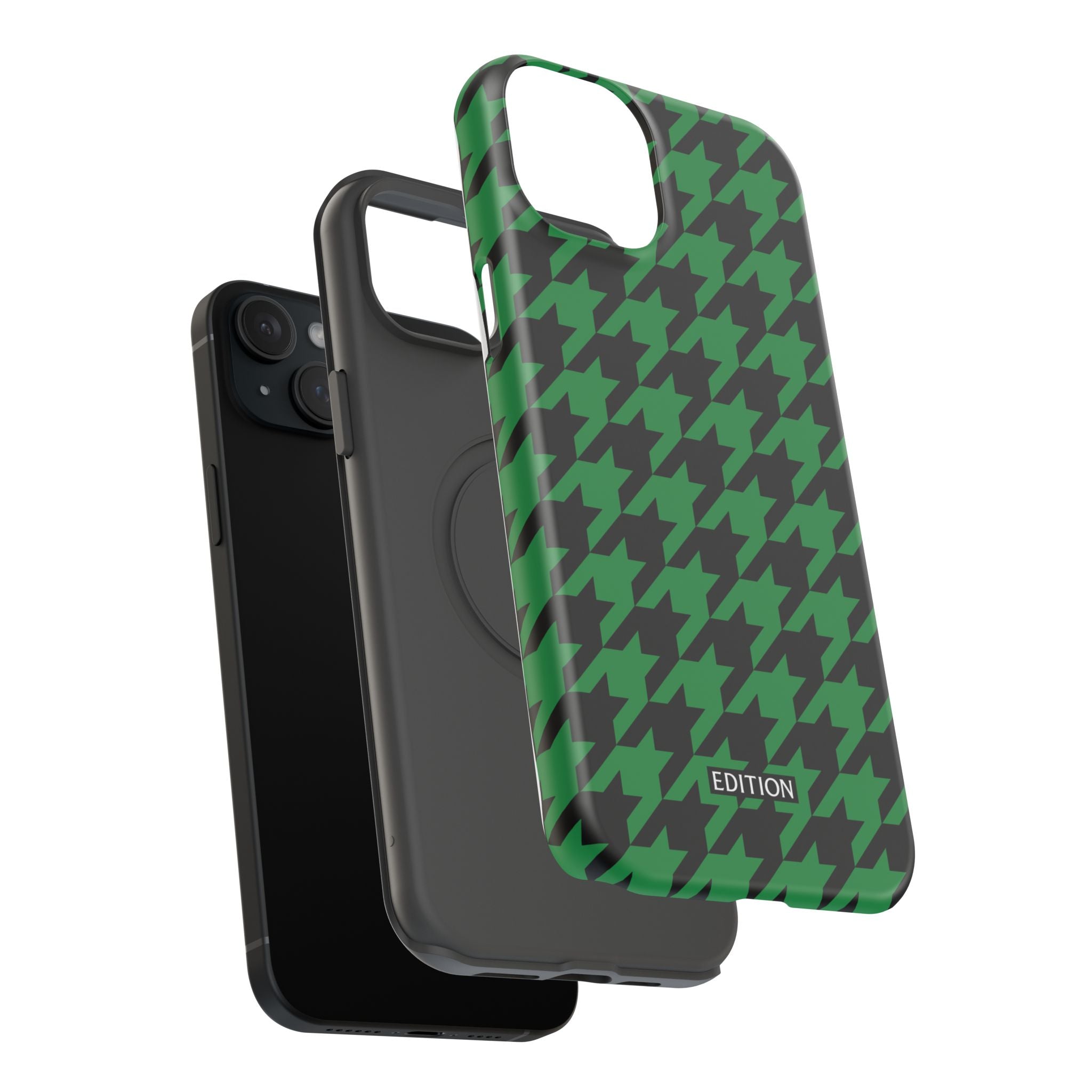 Green Houndstooth Case