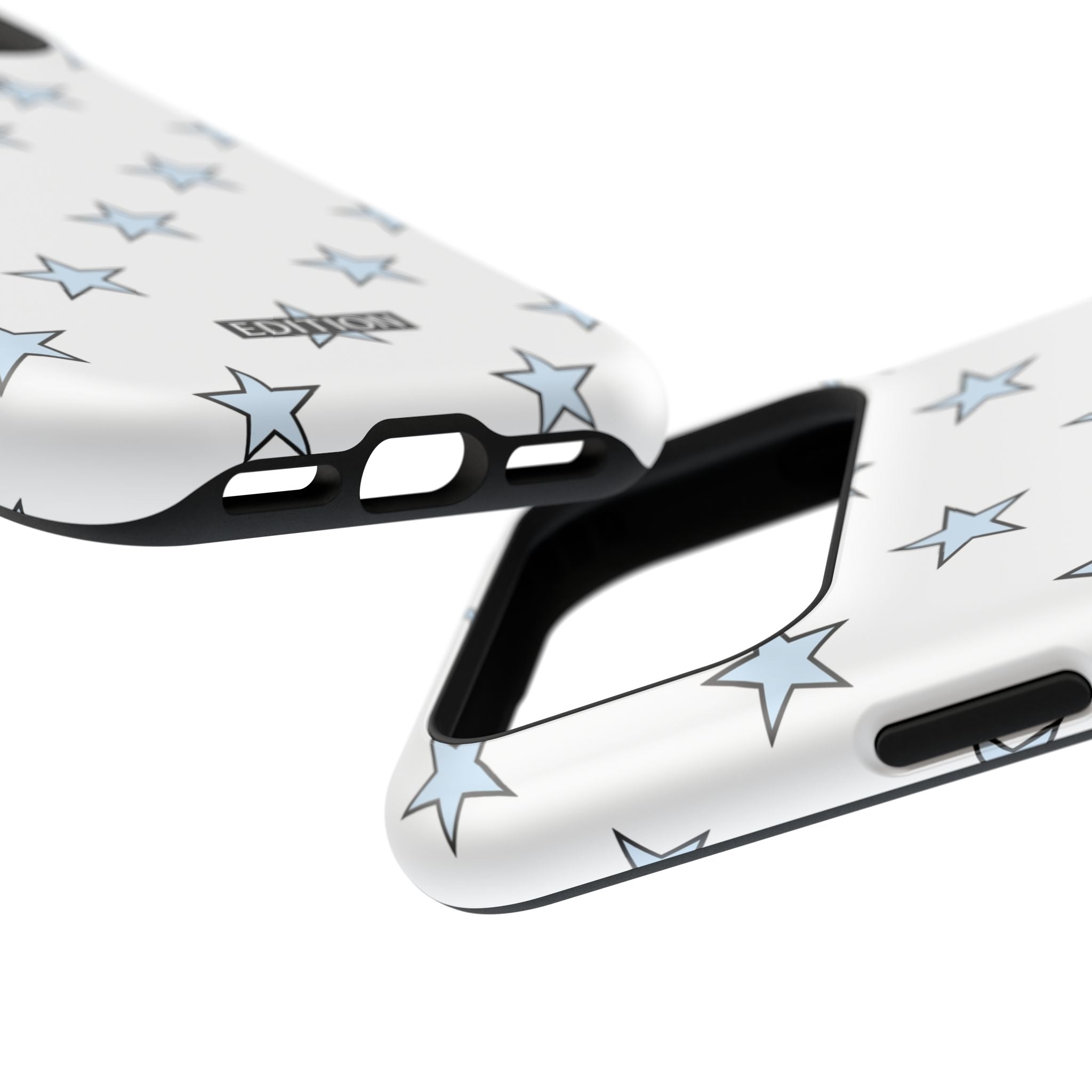 Blue and White Star Case