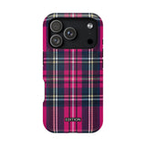 Hot Pink and Navy Plaid Case