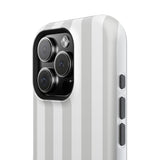 Grey Beach Stripe Case