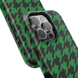 Green Houndstooth Case