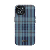 Navy Plaid Case