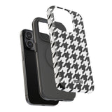 Black and White Houndstooth Case