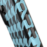 Baby Blue Houndstooth Case