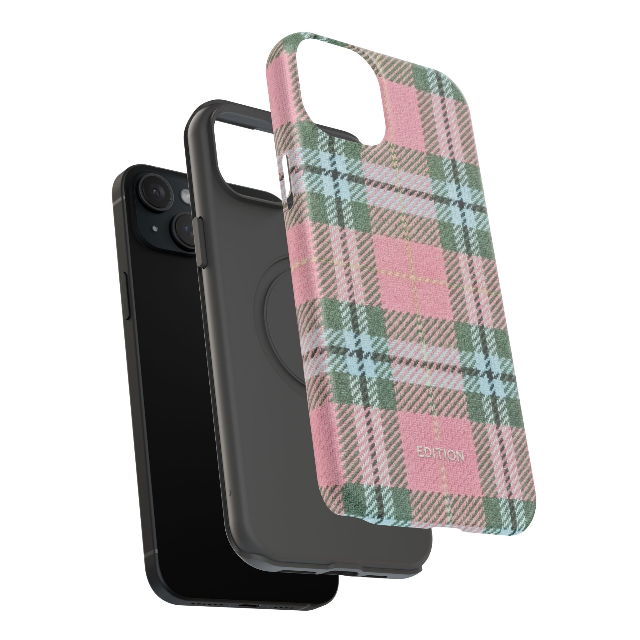 Baby Pink Plaid Case