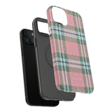 Baby Pink Plaid Case