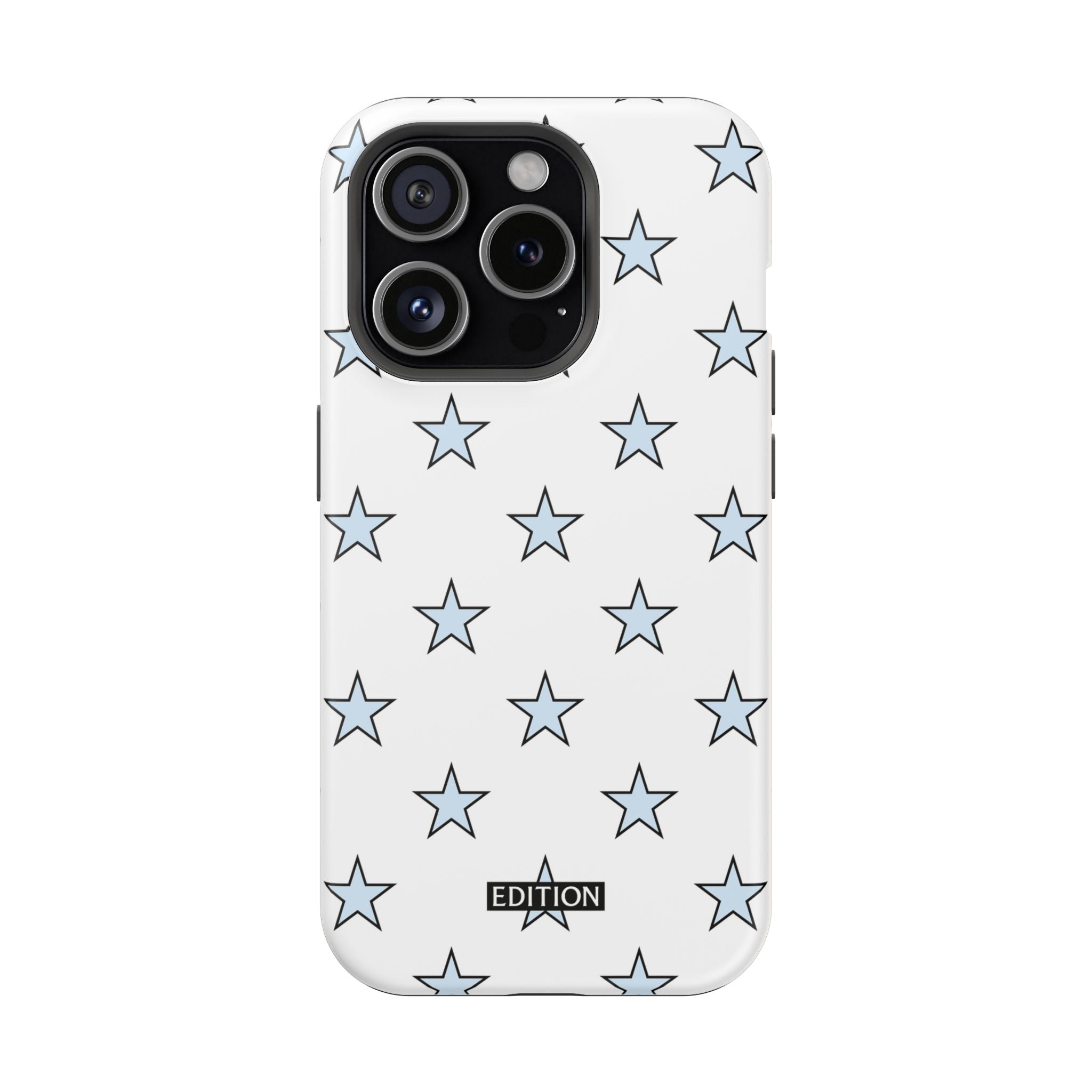 Blue and White Star Case