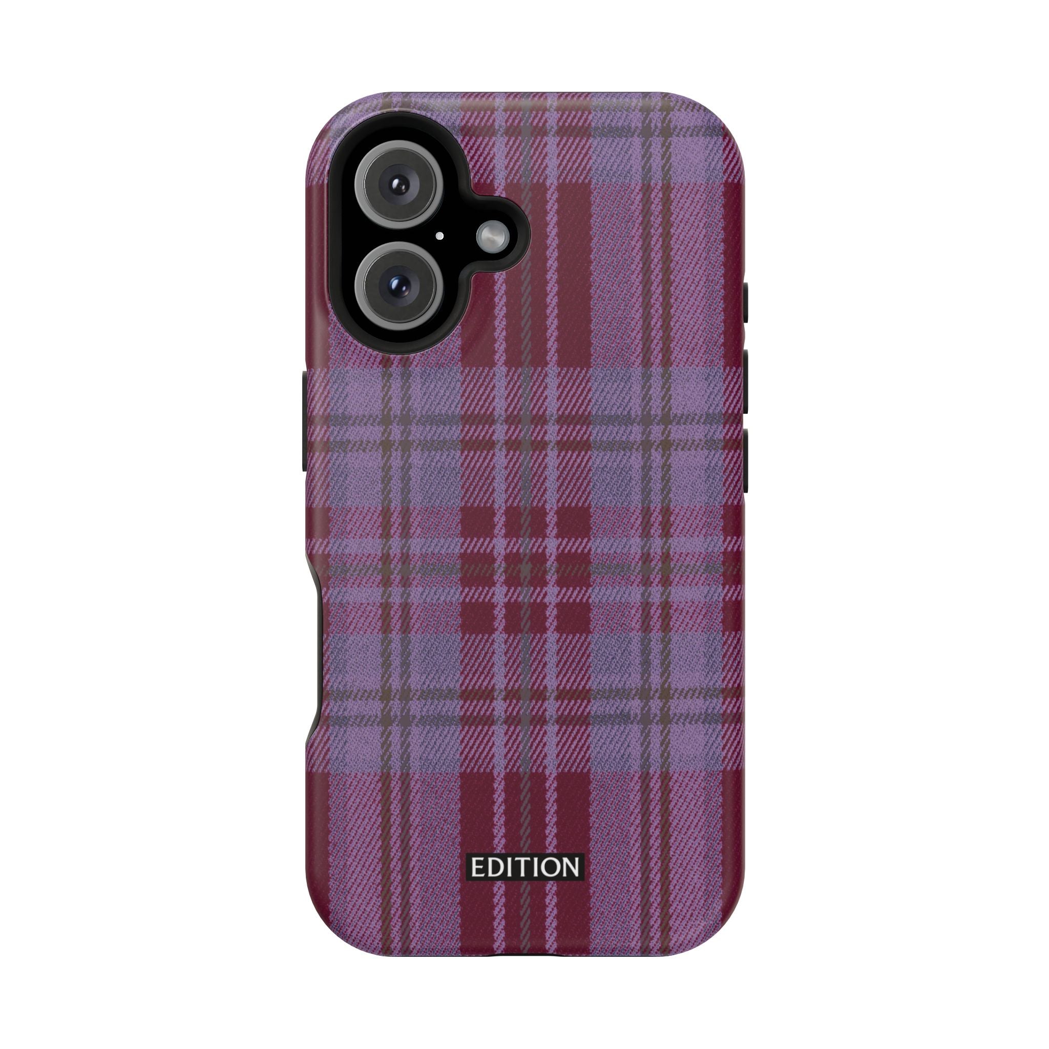 Magenta Plaid Case