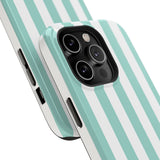 Teal Beach Stripe Case