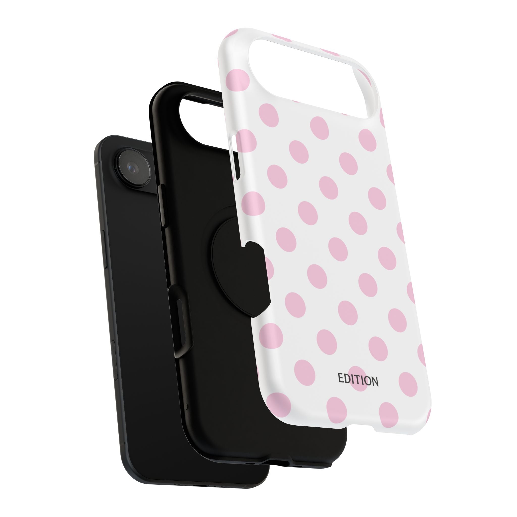 Pink and White Polka Dot Case